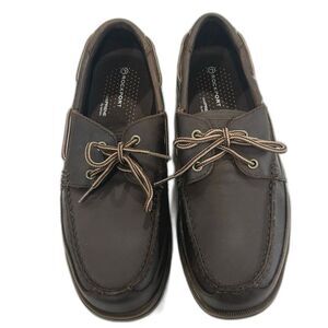 Rockport Shoes Men’s Size 12 Color Brown AdiPrene by Adidas Slip On Boat Shoes